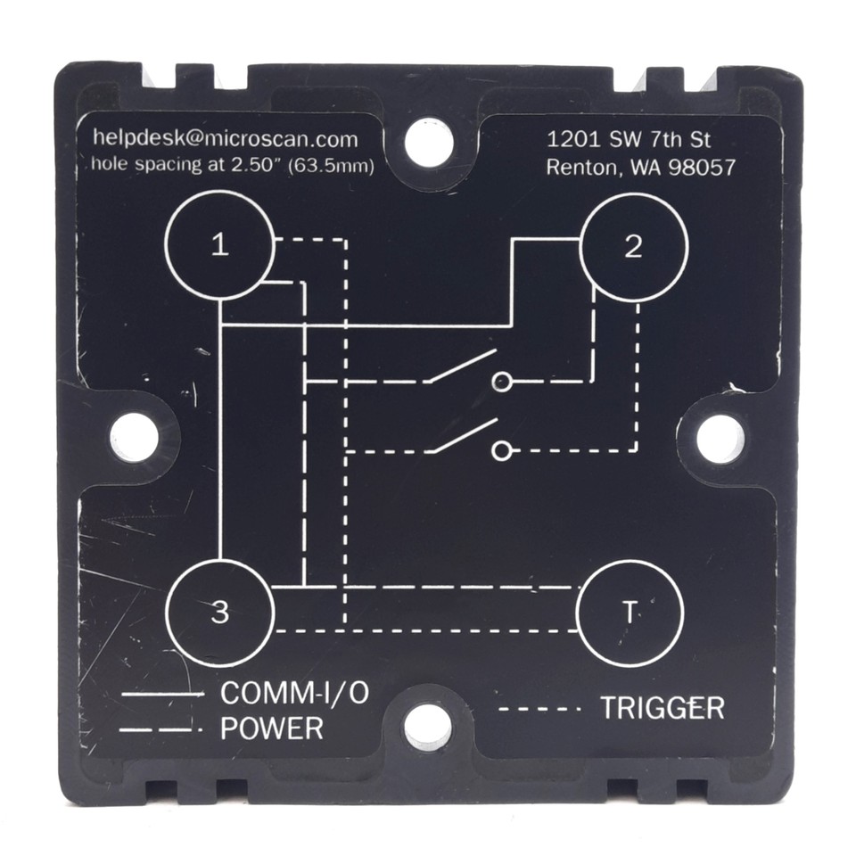 Microscan 98-000103-02 QX-1 Interface Device M12 12-Pin Male M12 12/8 ...