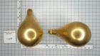 VARIOUS SETS BRASS PEAR SHAPED ZAANDAM OR ZAANSE CLOCK WEIGHTS