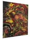 Original Acrylic Pour Painting on Canvas Abstract Art