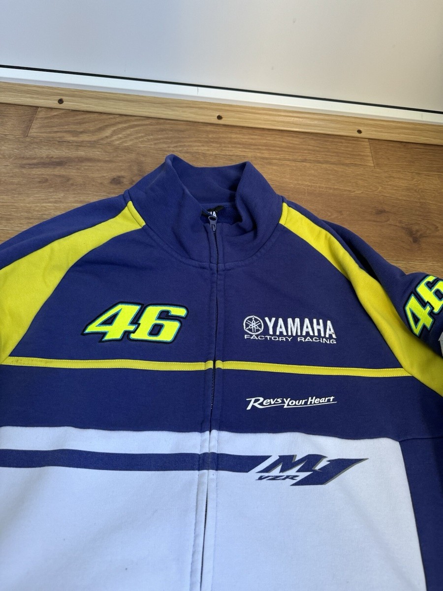 Yamaha Jacket Large Blue Valentino Rossi VR46 Factory Racing