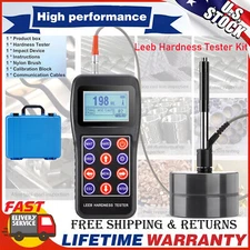 Portable Leeb Hardness Tester Kit 7-in-1 Test Block Hardness Testing Equipment
