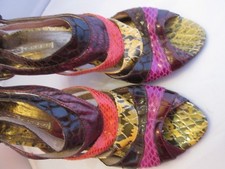 Buffalo Sandales Escarpins chaussures souliers en cuir Pointure 39 