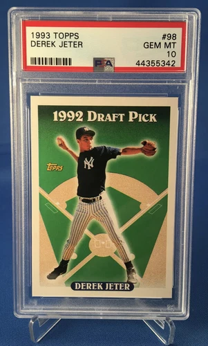 1993 Topps Derek Jeter Rookie RC #98 PSA 10 GEM MINT BEAUTIFUL GORGEOUS