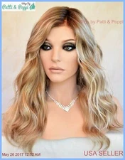 Sarah Jon Renau Lace Front Monotop Fully Hand Tied Wig 12FS8 | Authentic Renau