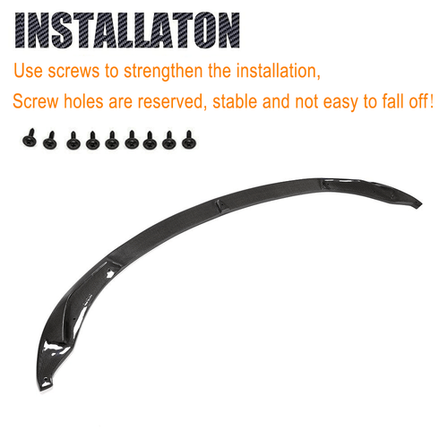 Alerón delantero de carbono espada alerón delantero para BMW F82 F83 M4 F80 M3 2014-19 - Imagen 8 de 10