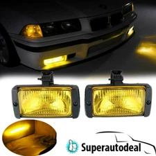 Fog Light Kit 2004-2007 Scion xB Glass Lens Rectangular Bumper, Amber 3X6