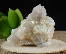 Angel AURA QUARTZ - Crystal Cluster, Spirit Quartz Decor Metaphysical R0420