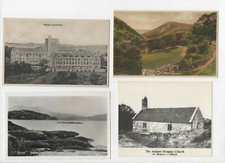 Postcards of Wales - Bangor, Pistyll, Abber Valley, Penrhyn pre-owned 4 un-used