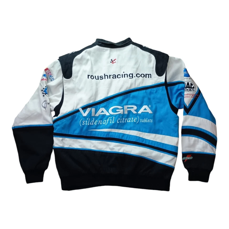 Vintage Mark Martin NASCAR Jacket - Ford Gatorade - Chase Authentics Size Medium - Image 3 of 4