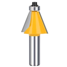 22.5 Degree Chamfer Router Bit 1/2'' Shank Carbide Edge Forming Bevel Router Bit