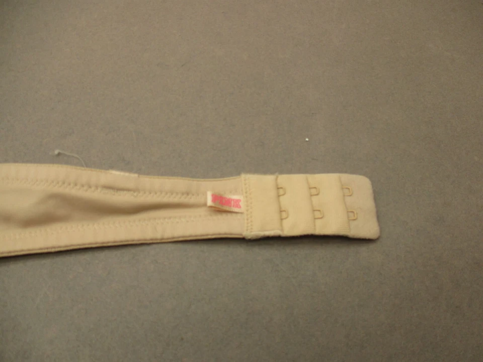 Sujetador sin tirantes 32A Victoria's Secret forrado con aros cierre trasero push-up para mujer 1E Foto 4 de 4