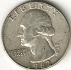 USA - 1962D - Washington ¼ $ - Silver Eagle - #12429RG