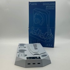 P-5 PS5 PS5 Slim Stand Cooling  Controller Charging Station White