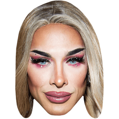 Daniel Mora Rojas (blond) Promi Maske, flaches Kartengesicht, Kostüm Maske