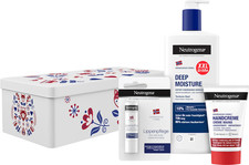 Neutrogena Feel-Good Moment Gift Set in Tin 3PC (Body lotion, Hand Cream, Lip Ba