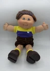 Cabbage Patch Kids Doll 2004 Play Along Boy Brown Hair Blue Eyes Original Outf