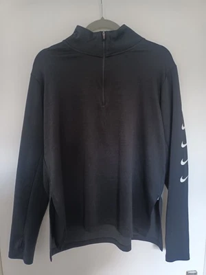 Nike Running Dri-Fit Unisex Top Size XL Quarter Zip Long Sleeve - Image 1 of 4