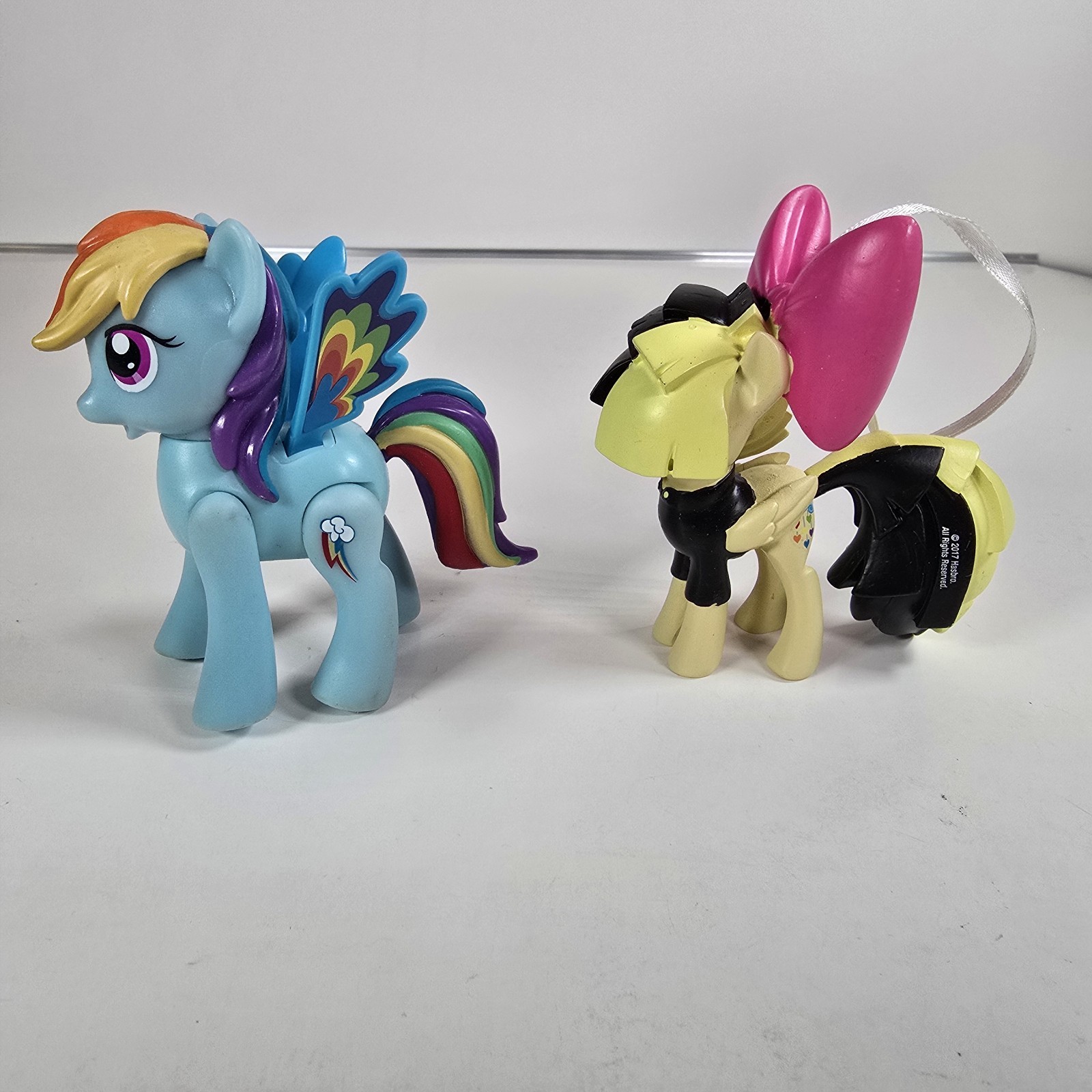 My Little Pony Rainbow Dash Figure + Sia Songbird Hallmark Target Ornament Lot