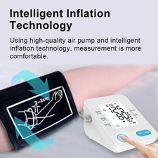 Digital Upper Arm Blood Pressure Monitor Automatic Home Use BP Cuff FDA