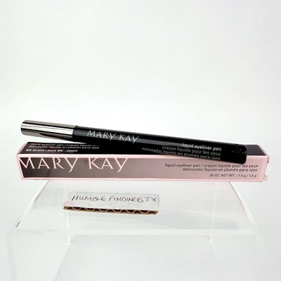 Mary Kay Liquid Eyeliner Pen Black 095856 .05 oz Full Size Felt Tip New In Box