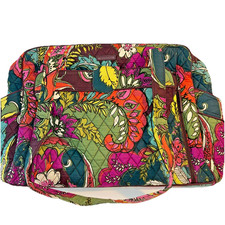 Vera Bradley Large Baby Diaper Bag Green Pink...