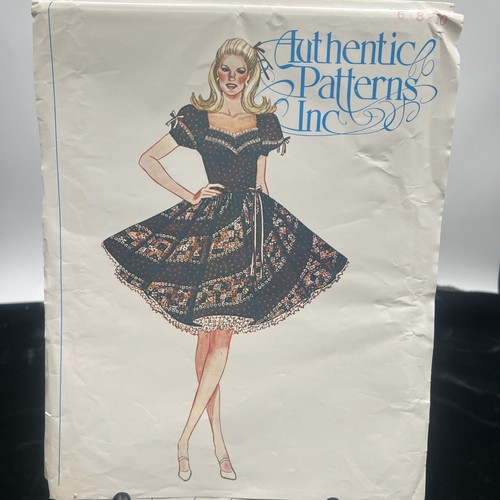 Authentic Patterns Inc Vintage Sewing Patten # 320 Multi Sized 6-10 Uncut