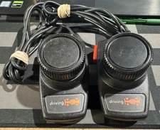 Set of 2 Atari 2600 CX-20 Original Driving Paddles - Tested Working