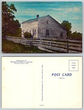 Warren G. Harding Birthplace Blooming Grove Ohio Postcard G. V. Grauer