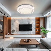 Deckenleuchte Kristallleuchte Wohnzimmerlampe Led Opal Weiß Esszimmer D 40 Cm