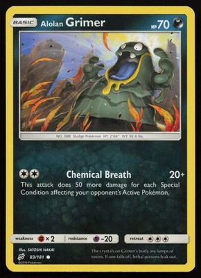 Alolan Grimer Common SM - Team Up 83/181 NM