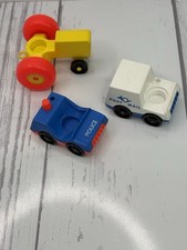 Fisher Price Little People Main Street Vehicles Police Mail Truck Farm Tractor  