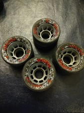  4 Radar Cayman 62mm Used Roller Skate Derby Wheels used good condition