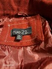Rue 21 Merlot Red Coat Size XL — photo 3
