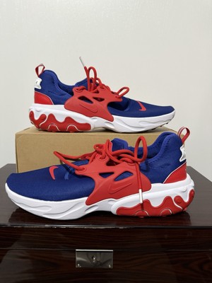 Nike React Presto Deep Royal White University Red CW5586-400 Men Size 12.5