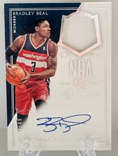 2013-14 Panini National Treasures  Game Gear Signatures Bradley Beal #GS-BB /49