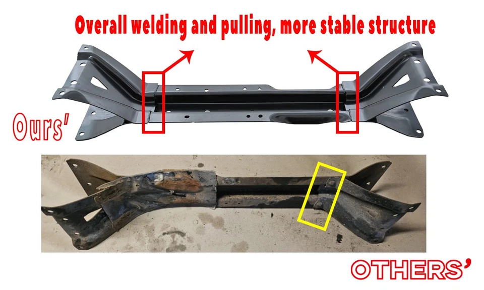 Cuadro crossmember tanque delantero para Ford F150 F250 F350 1980-1996 Foto 2 de 4