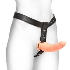 Strict Leather Slim Strap Leather Dildo Harness