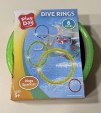 Play Day 6 Piece Dive Rings Ages 5 Rings Sparkle