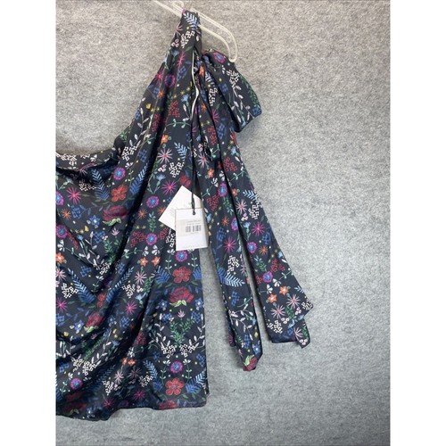 Kleid for Her Salwa Blouse - Women Small One-Shoulder Floral Top w/Braided Belt - Picture 5 of 9