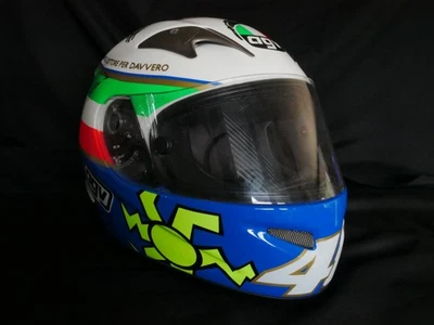 AGV Ti-Tech Rossi "Il laureato" dédicacé - Photo 1/4