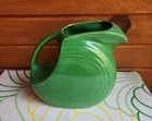 Vintage 1950s Homer Laughlin Green Fiesta Disc Pitcher