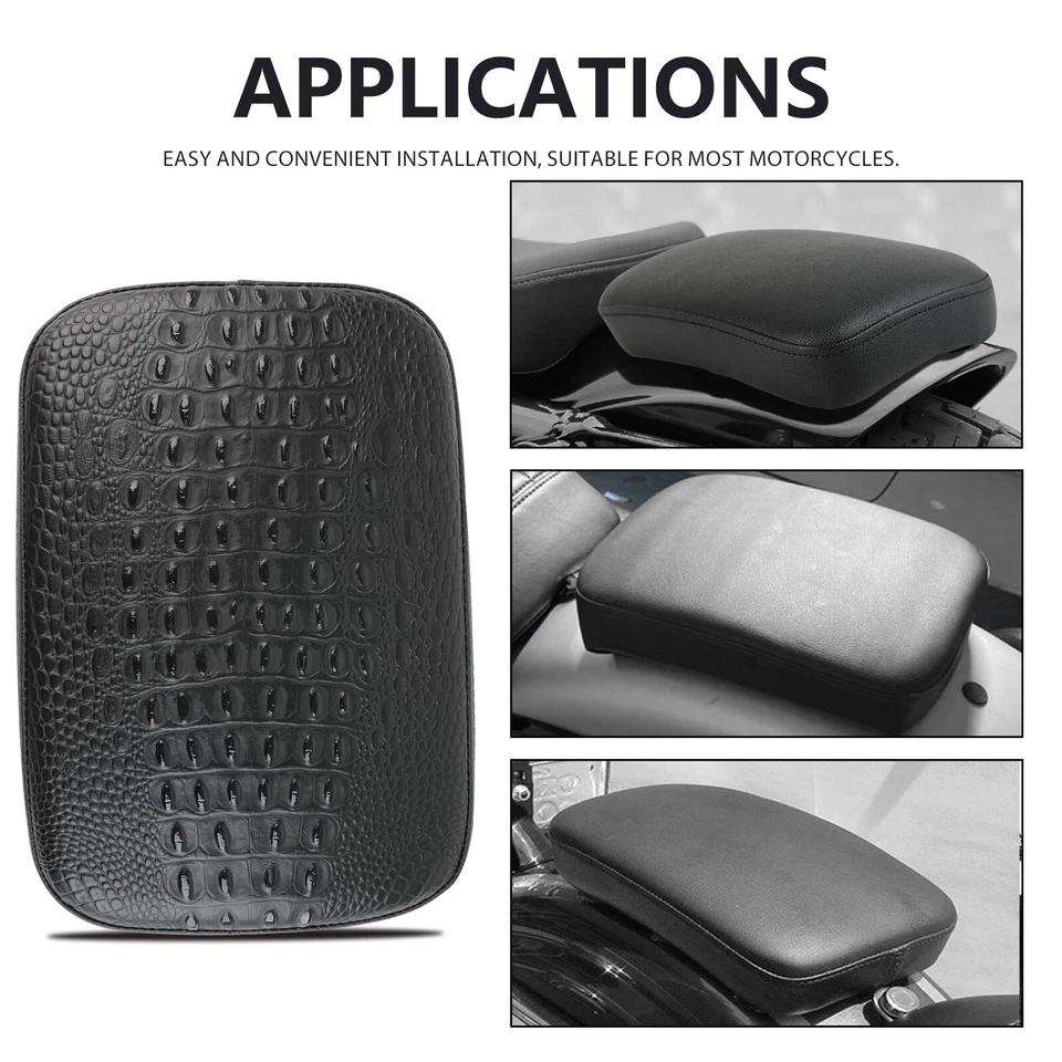 Almofada de assento de passageiro traseiro 8 ventosas para Honda VT VTX 750 1100 1300 1800 PU - Imagem 4 de 4