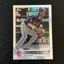 2022 Topps Series 1 Baseball Andrelton Simmons Base #306 Rainbow Foil