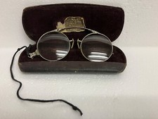 Vintage Spectacles Nose Pinch 1/10 12k G.F. Oxford w/case