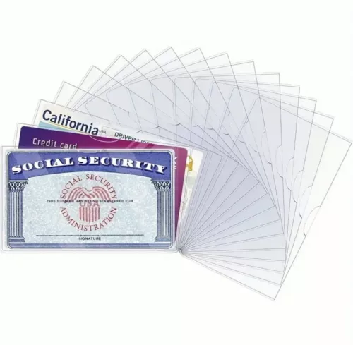 20Pack Social Security Card Protector/Medicare Card Protector Sleeve/Social Card - Picture 9 of 9