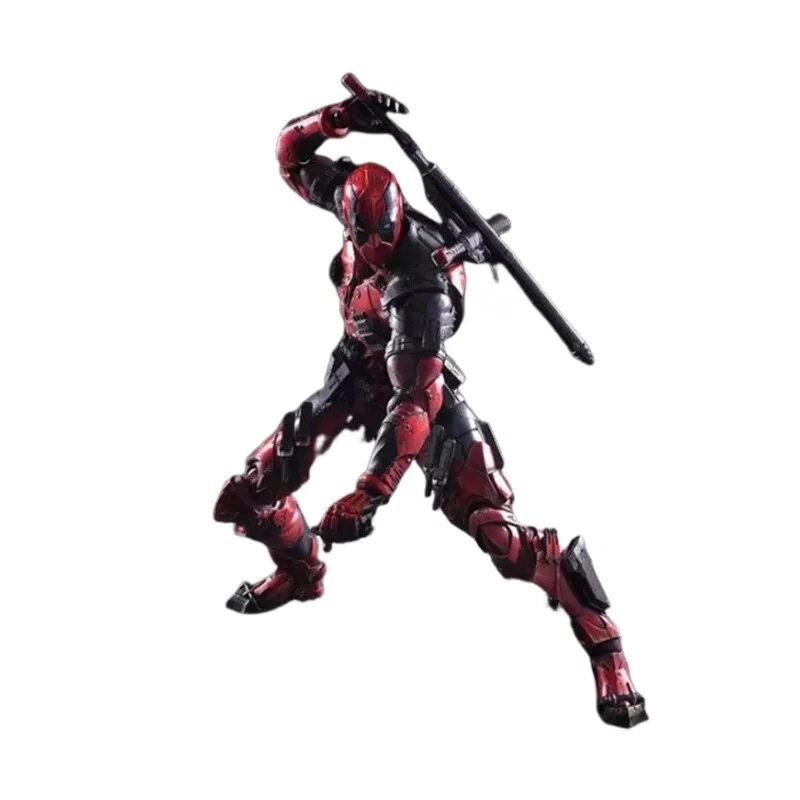 Deadpool Wade Wilson Play Arts Kai Action Figure Marvel H26cm Collectibles New - Image 4 of 4
