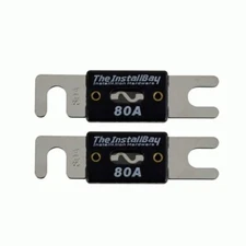 80 Amp 80A Fuse The Install Bay ANL80 High Quality Nickel Plated (2/pack)