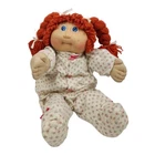 Cabbage Patch Kids Girl Doll Red Hair Pigtails, Blue Eyes, Outfit 1985