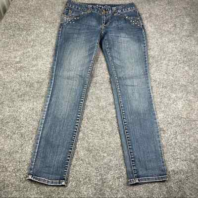 Inc Denim Regular Fit Skinny Leg blue Jeans size 6p