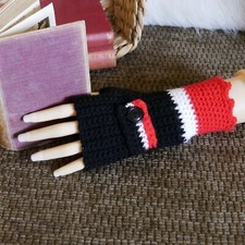 Fingerless Buckle Wrist Warmers